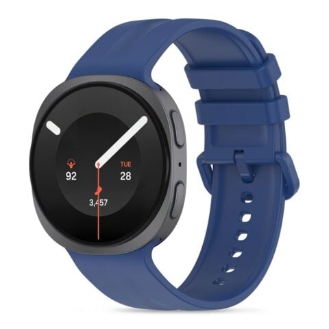 1 TECH-PROTECT SILICONE EVO remen za SAMSUNG GALAXY WATCH 8 / 9 / CLASSIC (40 / 44 / 46 mm) NAVY BLUE - Slika 1