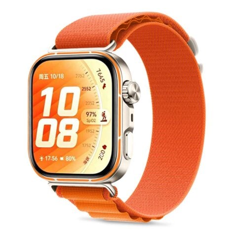 1 TECH-PROTECT NYLON PRO remen za HUAWEI WATCH FIT 3 / 4 / 4 PRO / 5 / 5 PRO, orange - Slika 1