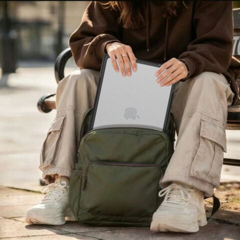 Tech-Protect VELAR futrola za Macbook Neo 13 2026 crno/matte prozirna - Slika 8