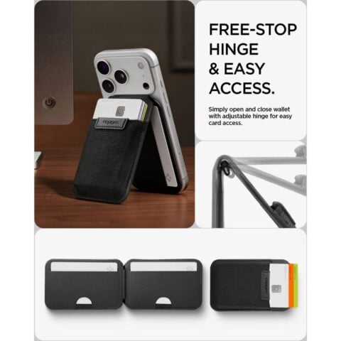 Spigen S314-4 Slim Fold Tripod kožni MagSafe novčanik - Slika 11