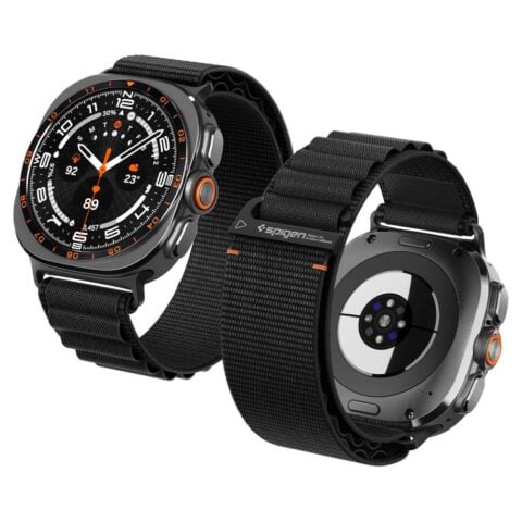 Spigen WBF1 remen za Samsung Galaxy Watch Ultra 1 / 2 2024-2026 47mm (crna) - Slika 10