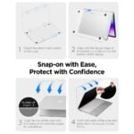 Maska SPIGEN AIRSKIN za MacBook NEO 13 2026 (FROST CLEAR) - Slika 11