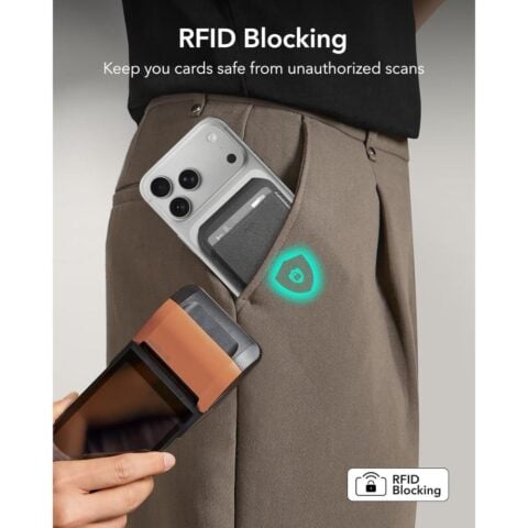 ESR CLASSIC RFID MAGNETIC STAND novčanik MAGSAFE (crni) - Slika 11