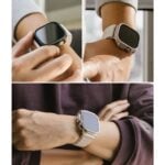 RINGKE SLIM 2-komada zaštite za APPLE WATCH ULTRA prozirna & crna (2 komada) - Slika 12