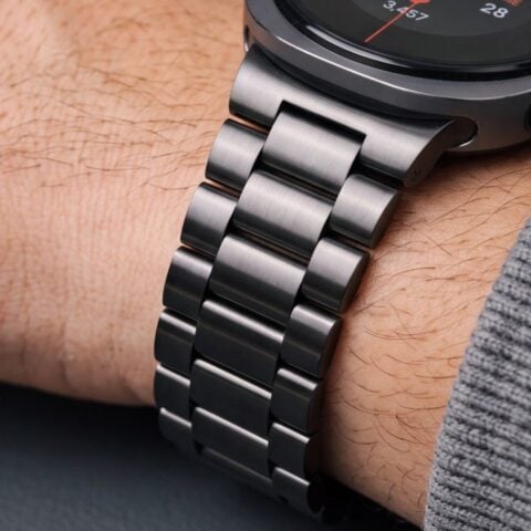 TECH-PROTECT čelična narukvica za SAMSUNG GALAXY WATCH 8 / CLASSIC (40 / 44 / 46 mm) crna - Slika 8