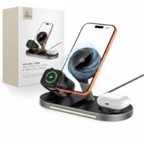 TECH-PROTECT A51 ARCTICBOOST 3u1 magnetski MagSafe bežični punjač 25W QI2.2 crni