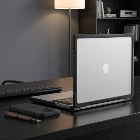 Tech-Protect VELAR futrola za Macbook Neo 13 2026 crno/matte prozirna - Slika 10