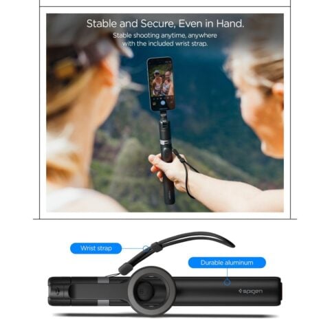 SPIGEN ŠTAP & TRIPOD S582W magsafe bluetooth 2 u 1 (crni) - Slika 14