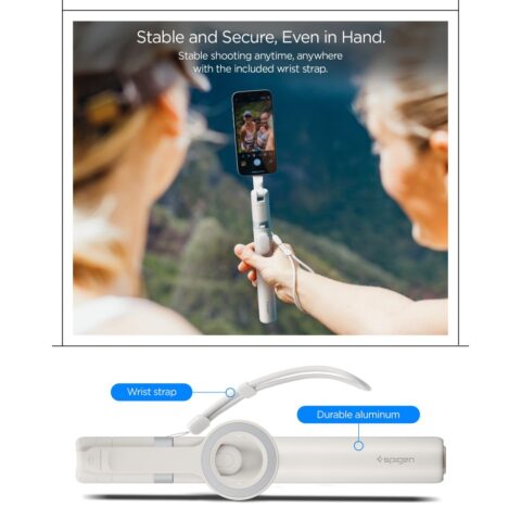 SPIGEN ŠTAP & TRIPOD S582W magsafe bluetooth 2 u 1 (DUNE BEIGE) - Slika 14