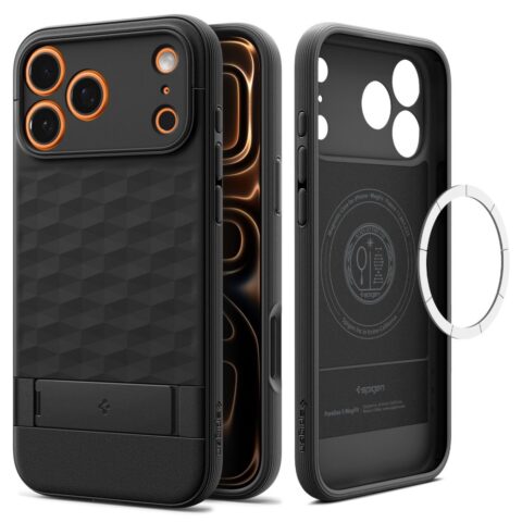 SPIGEN PARALLAX ”S” MAG MAGSAFE zaštita za iPHONE 17 PRO MAX (matte black) - Slika 1