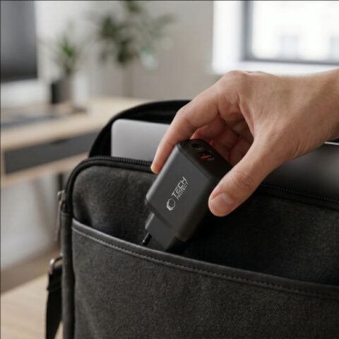 TECH-PROTECT NCA65W-GAN 2-utora punjač PD 65W / QC3.0 - Slika 8
