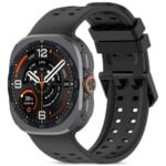 Tech-Protect Silicone Air Remen za Samsung Galaxy Watch Ultra 1/2 2024-2026 (47mm) crni