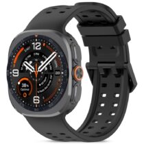 Tech-Protect Silicone Air Remen za Samsung Galaxy Watch Ultra 1/2 2024-2026 (47mm) crni