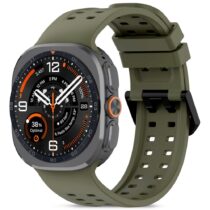 Tech-Protect Silicone Air Remen za Samsung Galaxy Watch Ultra 1/2 2024-2026 (47mm) maslinasto zeleni