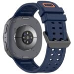 Tech-Protect Silicone Air remen za Samsung Galaxy Watch 8 / 9 / CLASSIC (40 / 44 / 46 mm) NAVY BLUE - Slika 4