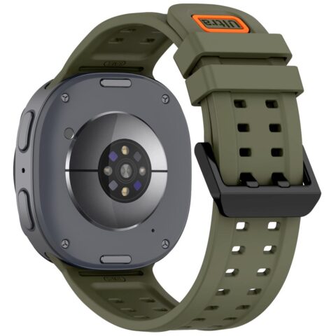 Tech-Protect Silicone Air remen za Samsung Galaxy Watch 8 / 9 / CLASSIC (40 / 44 / 46 mm) OLIVE GREEN - Slika 8