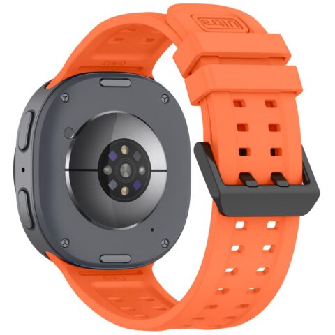 Tech-Protect Silicone Air remen za Samsung Galaxy Watch 8 / 9 / CLASSIC (40 / 44 / 46 mm) TANGARINE ORANGE - Slika 4