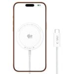 TECH-PROTECT A54 MAGNETIC MAGSAFE bežični punjač 25 W Qi2.2, bijeli - Slika 3