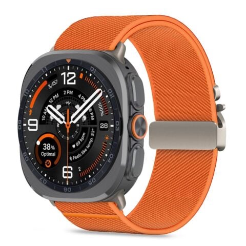 TECH-PROTECT NYLON CLASP SAMSUNG GALAXY WATCH ULTRA 1 / 2 2024-2026 (47 mm) orange - Slika 1