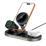 TECH-PROTECT A51 ARCTICBOOST 3u1 magnetski MagSafe bežični punjač 25W QI2.2 crni - Slika 2