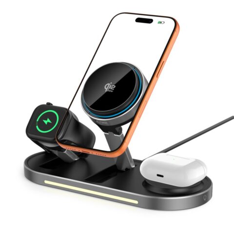 TECH-PROTECT A51 ARCTICBOOST 3u1 magnetski MagSafe bežični punjač 25W QI2.2 crni - Slika 2