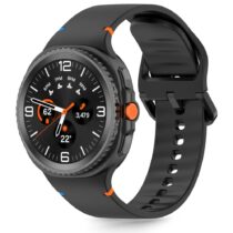 TECH-PROTECT SILICONE narukvica za SAMSUNG GALAXY WATCH 8 / 9 / CLASSIC (40 / 44 / 46 mm) crna