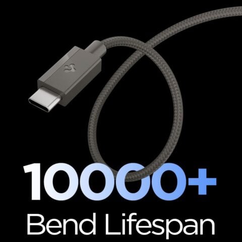 SPIGEN EB6015CC ESSENTIAL TIP-C kabel za brzo punjenje 60W 150cm (GUNMETAL) - Slika 3