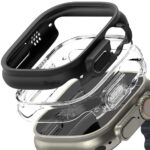 RINGKE SLIM 2-komada zaštite za APPLE WATCH ULTRA prozirna & crna (2 komada) - Slika 3