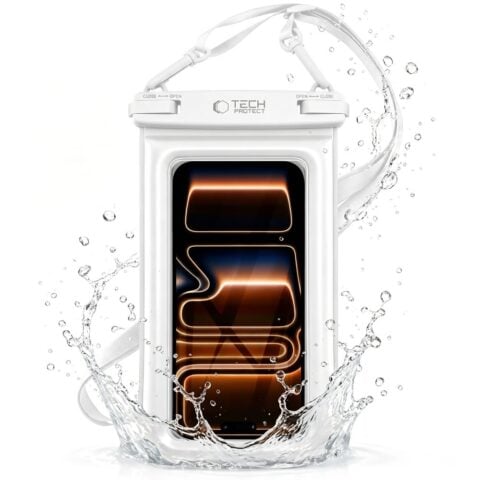 TECH-PROTECT UWC7 FLOATING vodootporna torbica za mobitele do 6,9" inča (bijela) - Slika 3