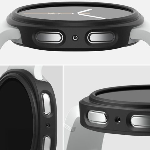 2x RINGKE SLIM & GALAXY WATCH 8 / 9 (44 mm) prozirna & MATTE crna - Slika 3