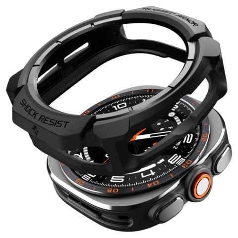 SPIGEN RUGGED ARMOR maska za Samsung Galaxy Watch Ultra 2 2026 (47 mm), mat crna - Slika 3