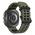 TECH-PROTECT ICONBAND PRO narukvica za SAMSUNG GALAXY WATCH ULTRA 1 / 2 2024-2026 (47 MM) MILITARY GREEN/BLACK - Slika 3