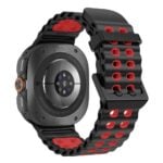 TECH-PROTECT ICONBAND PRO narukvica za SAMSUNG GALAXY WATCH ULTRA 1 / 2 2024-2026 (47 MM) BLACK/RED - Slika 3