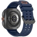 Tech-Protect Silicone Air Remen za Samsung Galaxy Watch Ultra 1/2 2024-2026 (47mm) NAVY BLUE - Slika 4
