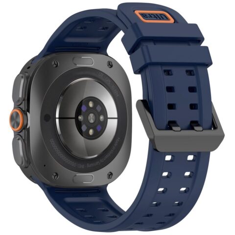 Tech-Protect Silicone Air Remen za Samsung Galaxy Watch Ultra 1/2 2024-2026 (47mm) NAVY BLUE - Slika 4