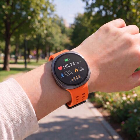 Tech-Protect Silicone Air remen za Samsung Galaxy Watch 8 / 9 / CLASSIC (40 / 44 / 46 mm) TANGARINE ORANGE - Slika 5
