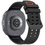 Tech-Protect Silicone Air remen za Samsung Galaxy Watch 8 / 9 / CLASSIC (40 / 44 / 46 mm) CRNA - Slika 4