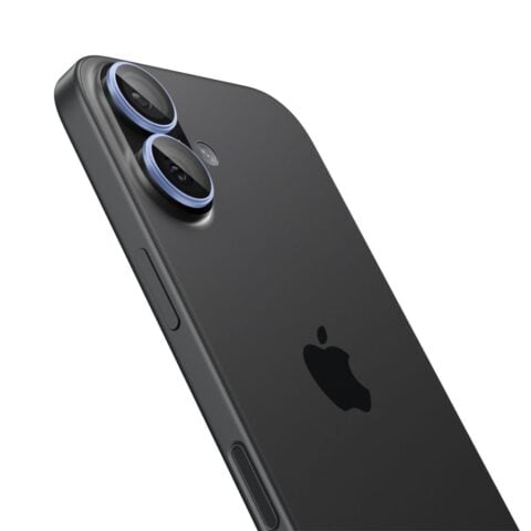 2x SPIGEN OPTIK PRO GLAS.TR ”EZ FIT” CAMERA PROTECTOR za iPHONE 16 / 16 PLUS / 17 (plava) - Slika 4