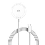 TECH-PROTECT A54 MAGNETIC MAGSAFE bežični punjač 25 W Qi2.2, bijeli - Slika 4