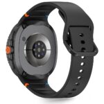 TECH-PROTECT SILICONE narukvica za SAMSUNG GALAXY WATCH 8 / 9 / CLASSIC (40 / 44 / 46 mm) crna - Slika 4