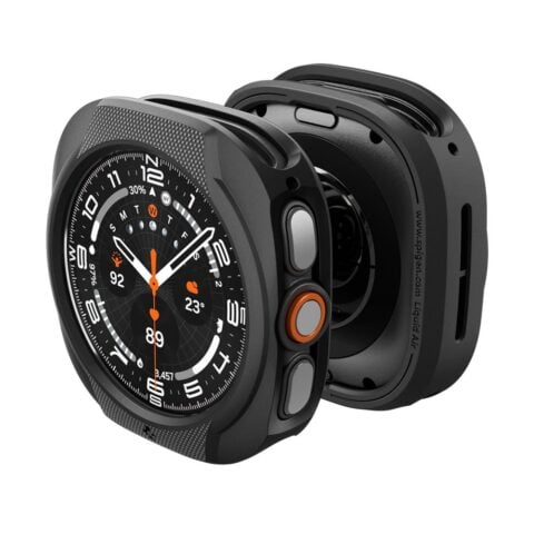 3 SPIGEN LIQUID AIR maskica za Samsung Galaxy Watch Ultra 2 2026 (47 mm), mat crna - Slika 1