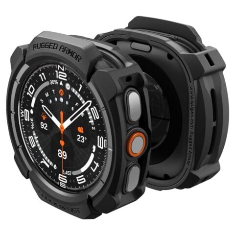 3 SPIGEN RUGGED ARMOR maska za Samsung Galaxy Watch Ultra 2 2026 (47 mm), mat crna - Slika 1