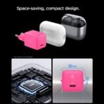 SPIGEN EE301EU-GAN ESSENTIAL mrežni punjač s 1 priključkom 30W (pink) - Slika 4