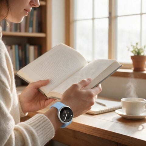 TECH-PROTECT SILICONE EVO remen za SAMSUNG GALAXY WATCH 8 / 9 / CLASSIC (40 / 44 / 46 mm) BABY BLUE - Slika 4