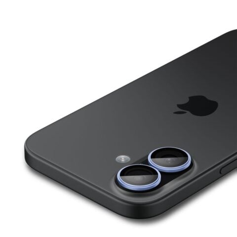 2x SPIGEN OPTIK PRO GLAS.TR ”EZ FIT” CAMERA PROTECTOR za iPHONE 16 / 16 PLUS / 17 (plava) - Slika 5