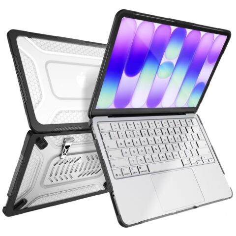 Tech-Protect Kevlar Pro futrola za Macbook Neo 13 2026 crno/prozirna - Slika 5