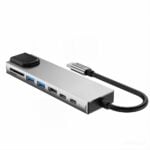 Tech-Protect HB09 Hub 8u1 Type C to 2 x USB + Type C + HDMI 4K 60HZ + SD/TF + PD100W + RJ45 - Slika 5