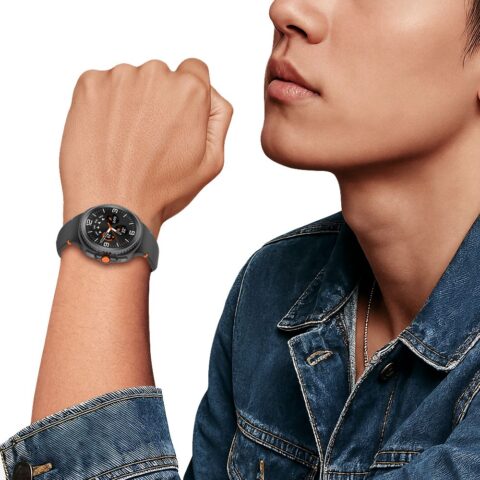 TECH-PROTECT SILICONE narukvica za SAMSUNG GALAXY WATCH 8 / 9 / CLASSIC (40 / 44 / 46 mm) crna - Slika 5