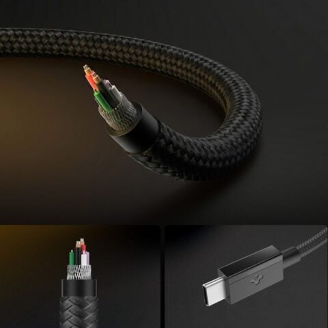 SPIGEN EB6015CC ESSENTIAL TIP-C kabel za brzo punjenje 60W 150cm (crni) - Slika 5