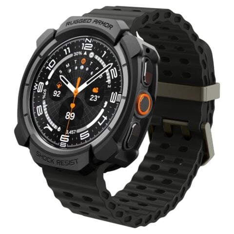 SPIGEN RUGGED ARMOR maska za Samsung Galaxy Watch Ultra 2 2026 (47 mm), mat crna - Slika 5